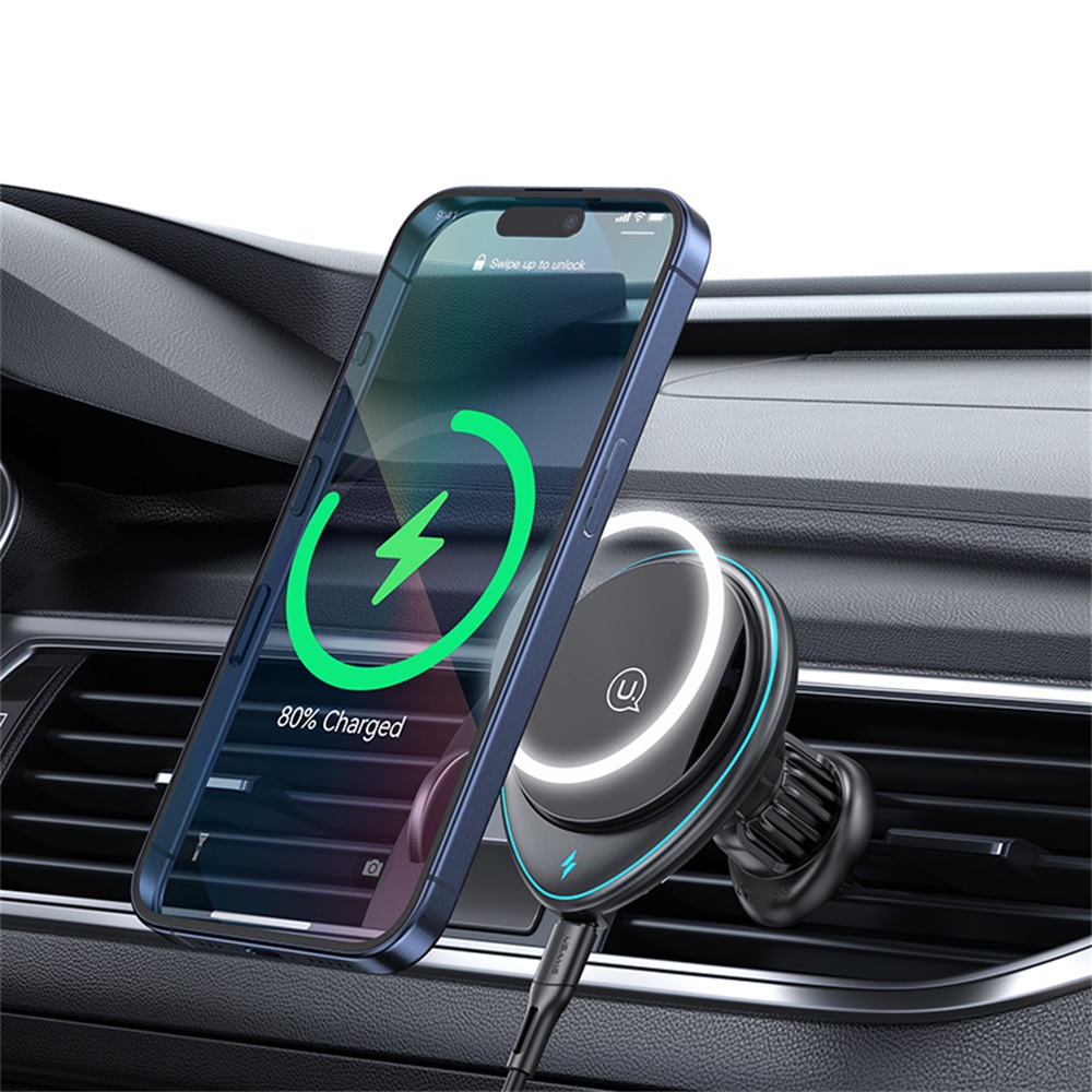 US-CD222 15W Car Wireless Charging Phone Holder