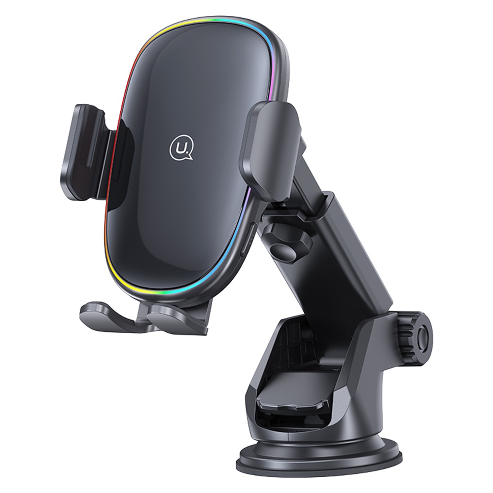 US-CD187 15W Wireless Charging Car Holder With Colorful Light