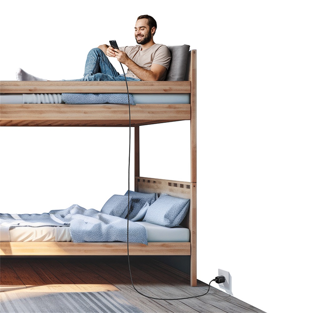 US-SJ699 Lightning 2.4A Striped Data Cable-KY Series 3M