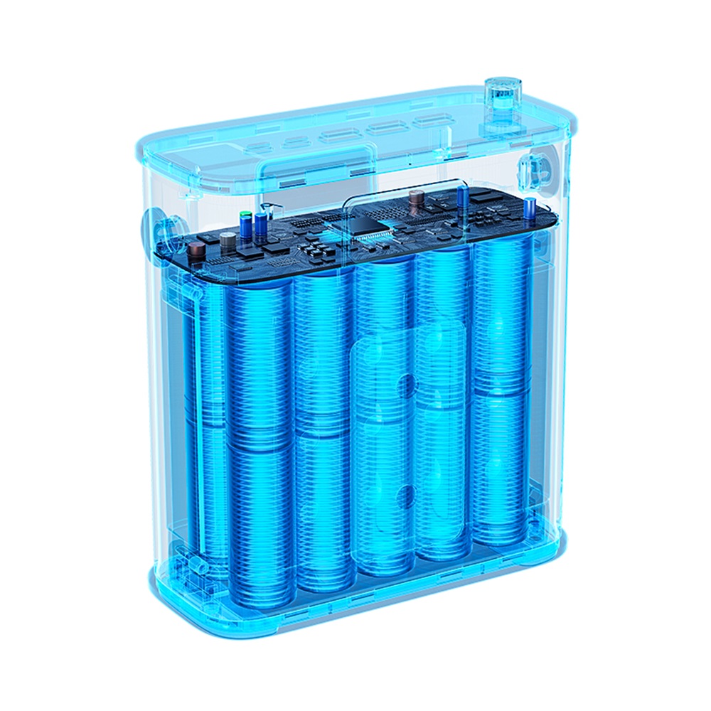 USAMS-ST Fast Charging Kit--ST Series（US-CD196 130W 2C+3A Power Station 80000mAh+Type-C To Type-C 100W PD Fast Charging Cable ）