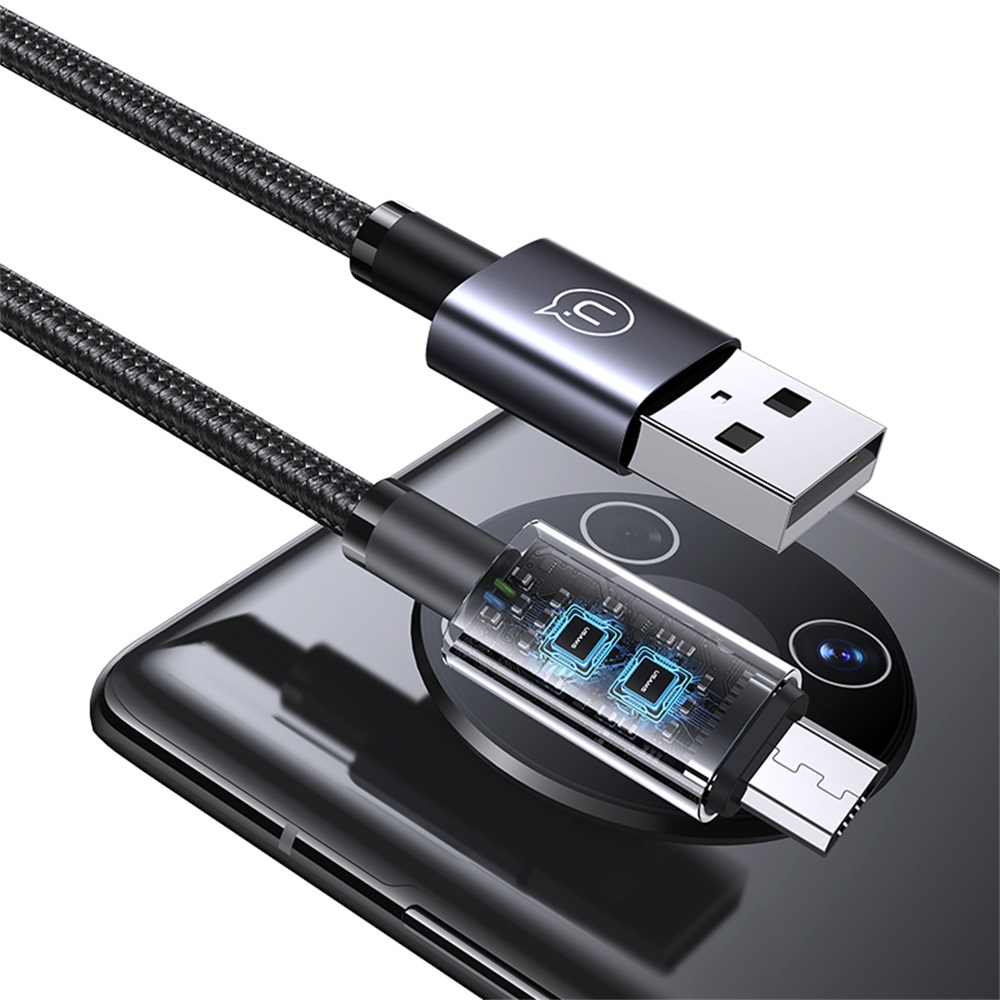 US-SJ668 Micro 2A Aluminum Alloy Fast Charging & Data Cable-Sufeng Series 1.2M